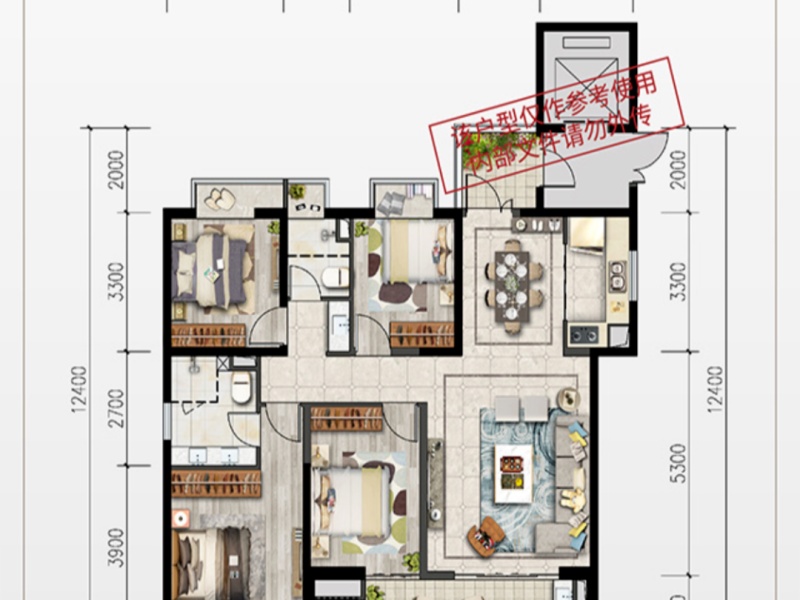 潤城三辰府戶型圖
