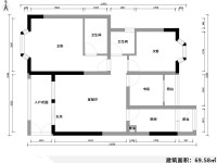 3室2廳2陽(yáng)臺(tái) 英茂華府戶(hù)型圖