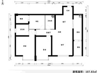 3室2廳1陽(yáng)臺(tái) 金領(lǐng)時(shí)代戶型圖