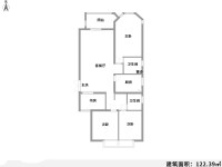 4室2廳2陽臺 山海灣戶型圖