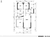 3室2廳 世豪香頌時光戶型圖