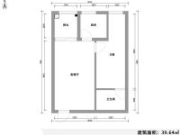 1室1廳1陽臺 金尚俊園二期戶型圖