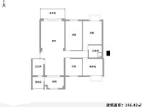 3室2廳2陽臺 云大小區(qū)戶型圖