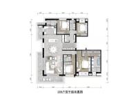 5室2廳2陽臺 龍湖錦粼天序戶型圖