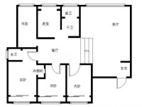 3室2廳2陽(yáng)臺(tái) 金安小區(qū)戶型圖