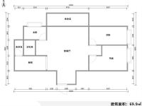 1室1廳 云投尚苑戶型圖