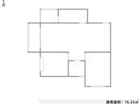 3室2廳2陽臺(tái) 云投尚苑戶型圖