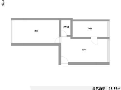 2室1厅2阳台 春晖小区（二期）户型图