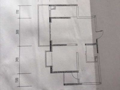 2室1厅1阳台 茭菱公寓户型图