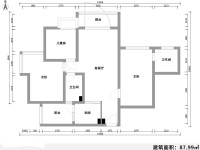 3室2廳2陽臺 新亞洲星云園戶型圖
