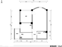 1室1廳1陽臺 美璟欣城戶型圖