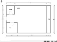 1室1廳1陽臺(tái) SOHO俊園戶型圖