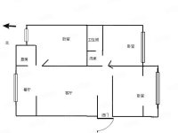3室2廳 冶金研究院宿舍（圓通北路86號）戶型圖