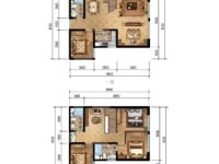 4室2廳2陽臺 瑞鼎城一期戶型圖