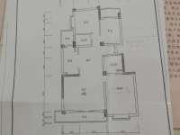 3室2廳1陽臺 晴朗云安戶型圖