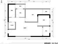 3室2廳 瑞鼎城一期戶型圖