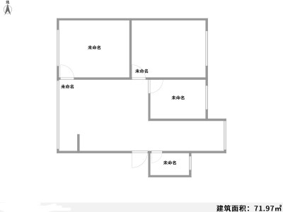 3室2厅1阳台 刘家营东区户型图