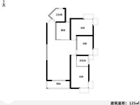 3室2廳 中央麗城戶型圖