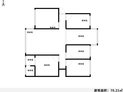 3室2厅 省中医院宿舍户型图