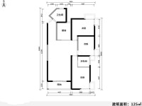 3室2廳 中央麗城戶型圖
