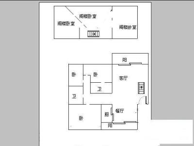 4室2廳2陽(yáng)臺(tái) 采蓮郡戶型圖