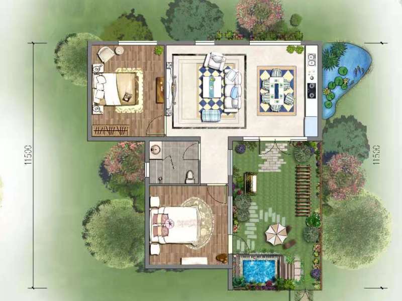 漢華天馬山戶型圖