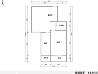 1室2廳1陽臺 碧桂園北城映象立春苑戶型圖