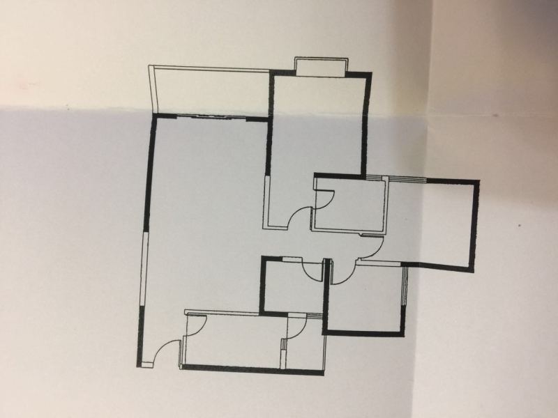 3室2廳2陽臺 巴士西苑戶型圖