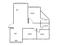 4室2廳1陽臺 美麗家園戶型圖