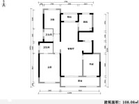 4室2廳2陽(yáng)臺(tái) 花香十里戶(hù)型圖