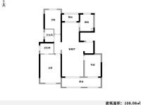 4室2廳2陽(yáng)臺(tái) 花香十里戶(hù)型圖