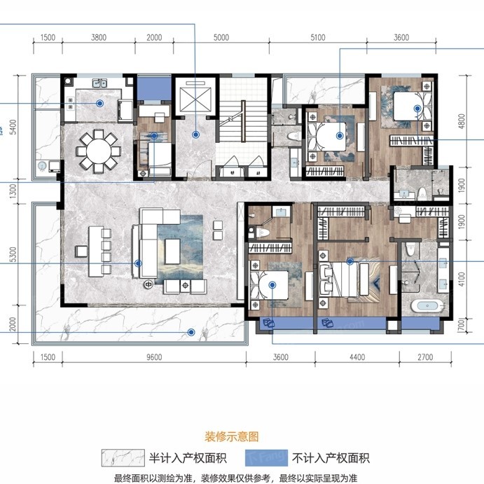 4室2廳2陽臺(tái) 華夏四季三期戶型圖