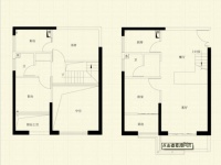 3室2廳2陽(yáng)臺(tái) 經(jīng)典明苑戶型圖