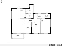 3室2廳2陽臺(tái) 銀海城市花園戶型圖