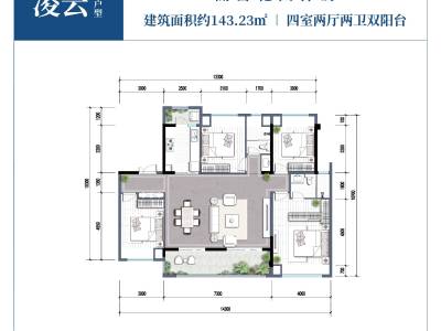 金茂国际新城栀云苑凌云D户型