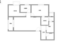 3室2廳1陽臺(tái) 溪畔麗景戶型圖