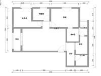 3室2廳1陽臺(tái) 溪畔麗景戶型圖