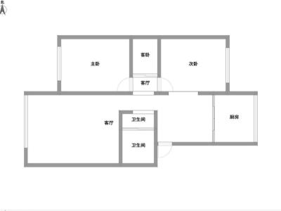 3室2厅 土堆小区户型图