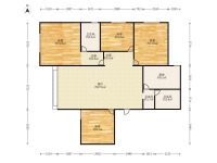 3室2廳 溪畔麗景戶型圖
