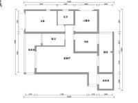 3室2廳1陽臺 溪畔麗景戶型圖