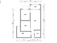 1室2廳1陽臺 工人新村戶型圖
