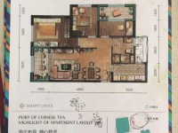 3室2廳2陽(yáng)臺(tái) 國(guó)茶港戶型圖