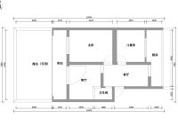 3室1廳1陽臺 白龍苑戶型圖