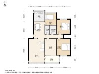 4室2廳2陽臺 貴研小區(qū)戶型圖