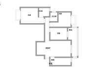 3室2廳1陽(yáng)臺(tái) 南亞未來(lái)城一期戶型圖