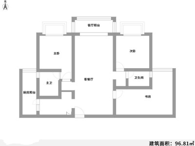 3室2廳1陽臺 富春山居