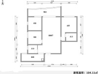 1室1廳1陽臺 海源財富中心戶型圖