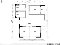 5室2廳1陽臺 云安尚品戶型圖