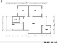 3室2廳1陽臺(tái) 銀?；▓@南區(qū)戶型圖