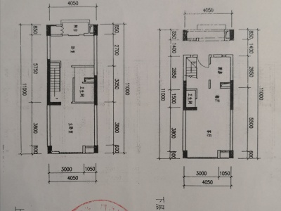 2室2廳1陽臺 左岸公寓戶型圖